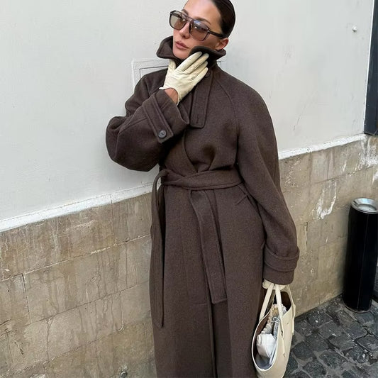 The Belgravia Wool Maxi Coat